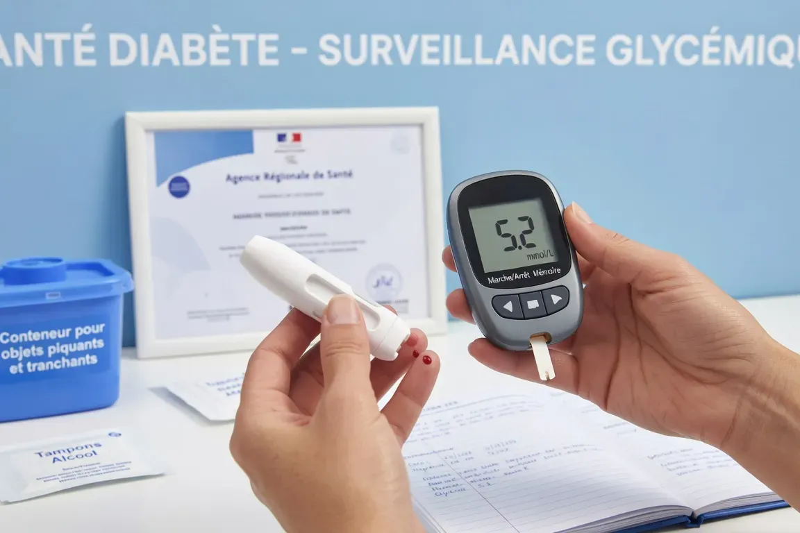 Lecteur de glycémie pour la surveillance du diabète de type 2
